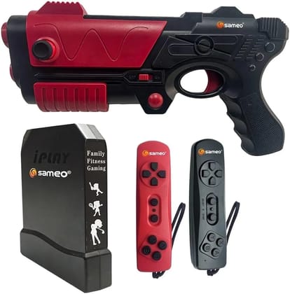 Sameo iPlay+ 32 Bit Motion TV Video Game Console With All New Motion Gun with 1056 Built in Games 33 Motion Sports Games,34 Puzzle Games, 69 Casual Game, 20 Shooting Game Sameo iPlay+ 32 Bit Motion TV Video Game Console With All New Motion Gun with 1056 Built in Games 33 Motion Sports Games,34 Puzzle Games, 69 Casual Game, 20 Shooting Game