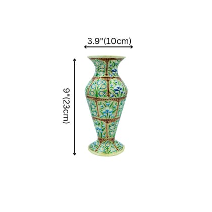 Kashmiri Papier Mache Flower Vase Kashmiri Papier Mache Flower Vase