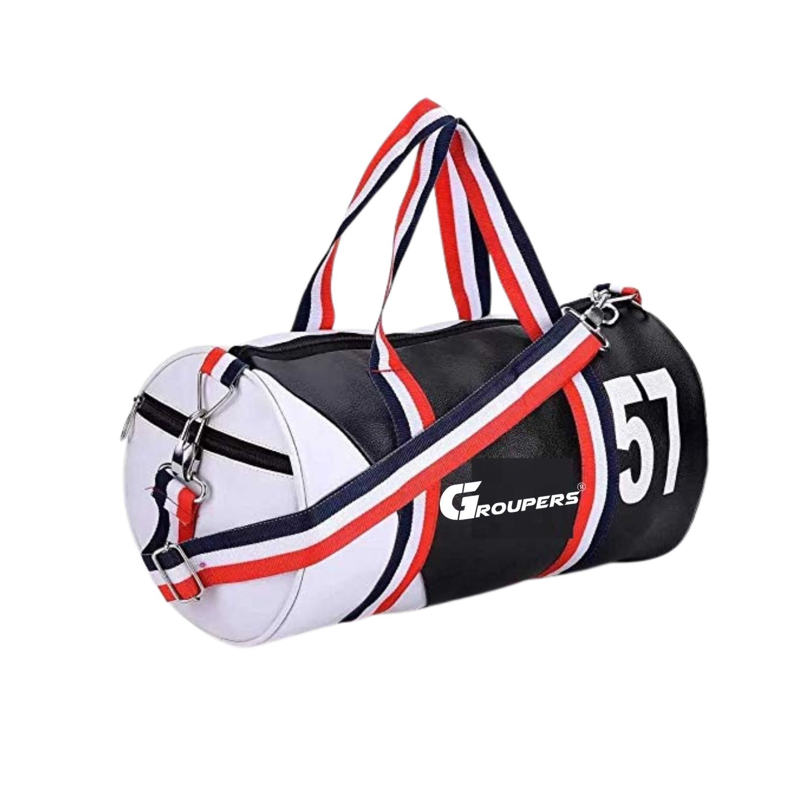 GROUPERS Duffle PU Leather Bag