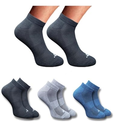 3_Pair Set Unisex Casual Cotton Printed Low Cut Socks (Multicolor) 3_Pair Set Unisex Casual Cotton Printed Low Cut Socks (Multicolor)