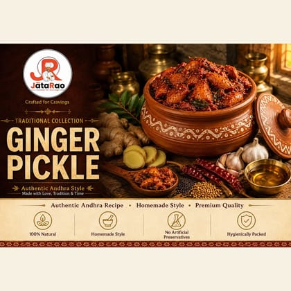 JATARAO Allam (Ginger) Pickle  200 G