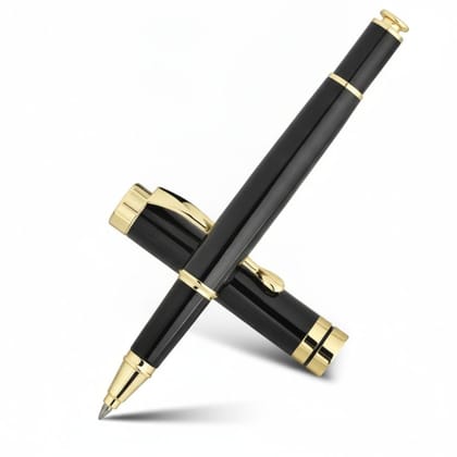 Executive Black and Gold Rollerball Pen