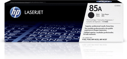 HP 85A Black Original LaserJet Toner Cartridge (CE285A) for HP LaserJet Pro P1102, P1102w, M1132, M1212nf, M1213nf MFP, M1214nfh MFP, M1216nfh MFP Printers