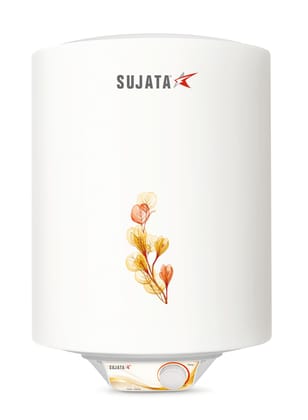 Sujata 15 Litre Storage Water Geyser | 5 Star Energy Efficient Electric Water Heater for Bathroom | 7 Years Tank & 3 Years Heating Element Warranty | Multiple Safety System, Free Installation (SWH45) Sujata 15 Litre Storage Water Geyser | 5 Star Energy E