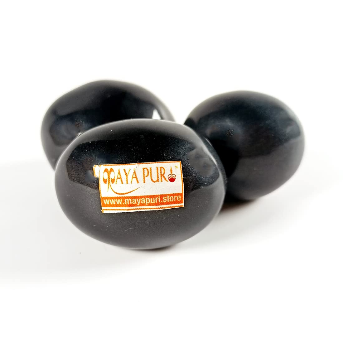 MAYAPURI Natural Shaligram Shila for Lord Vishnu Puja | Shaligram Stone for Tulsi Pooja