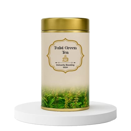 Be Me Tulsi Green Tea - 50 Grams| Antioxidant-Rich & Caffeine-Free| 100% Pure Green Tea & Holy Basil (Tulsi)| Supports Hormonal Balance, Stress Relief, Digestion & Radiant Skin Be Me Tulsi Green Tea - 50 Grams| Antioxidant-Rich & Caffeine-Free| 100% Pure Green Tea & Holy Basil (Tulsi)| Supports Hormonal Balance, Stress Relief, Digestion & Radiant Skin