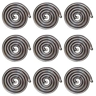 Sambhaav Aluminium Anti-Clockwise Spring Vastu Energy Balancer for Positive Flow (Pack of 9)