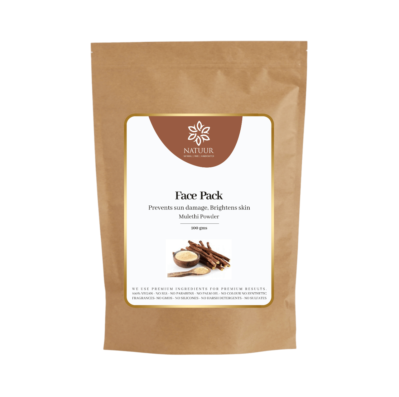 Brightening Herbal Mask | Pure Mulethi Root | Brighten | Even | Restore