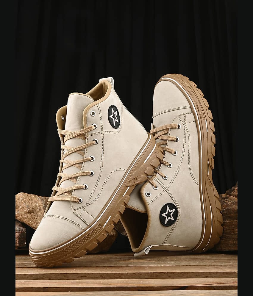 Bucik Beige Men's Outdoor Shoes
