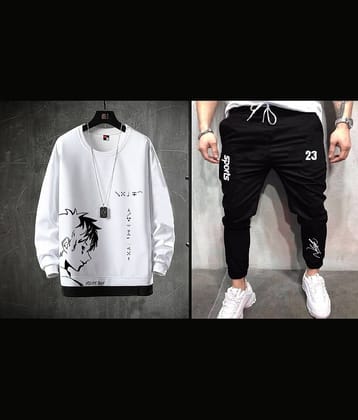 Lieo Trend Multicolor Cotton Blend Regular Fit Men's Tracksuit ( Pack of 1 )