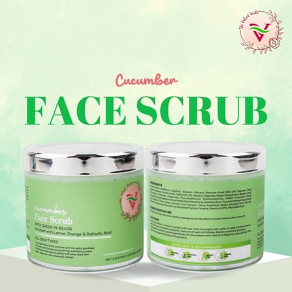 The Velvet Veils Cucumber Face Scrub 100 G