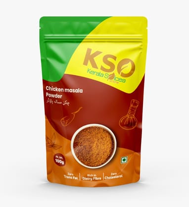 Kerala Spices 100% Natural Chicken Masala 100 gm Preservatives Free Ready to Cook Powder