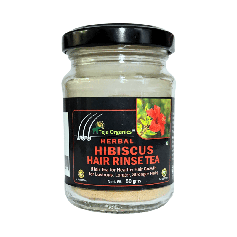 Hibiscus Hair Rinse 50g | Herbal Hair Care | Healthy Hair Growth for Lustrous, Longer, Stronger Hair | Natural Hair Growth & Conditioning | Reduces Hair Fall , Adds Shine & Softness  | No Chemicals