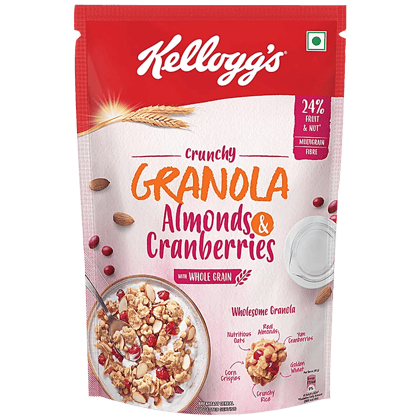Kelloggs Crunchy Granola Almonds & Cranberries, 460 G