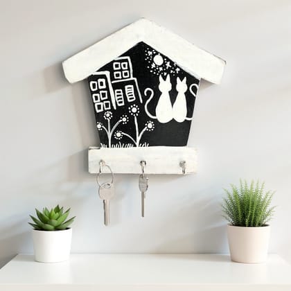 Handcrafted Wooden Key Holder | 4 x 6 Inches Handcrafted Wooden Key Holder | 4 x 6 Inches