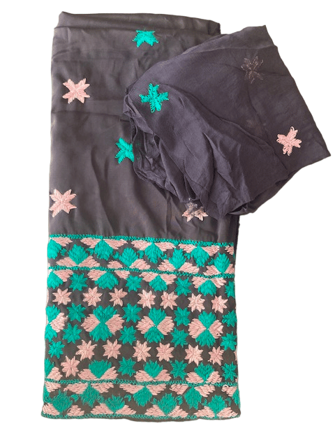 Full Jaal Phukari  Suit Dress Material