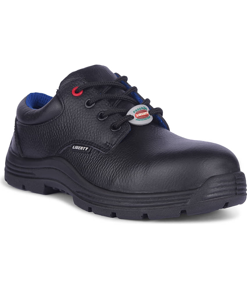 Liberty Derby Black Safety Shoes
