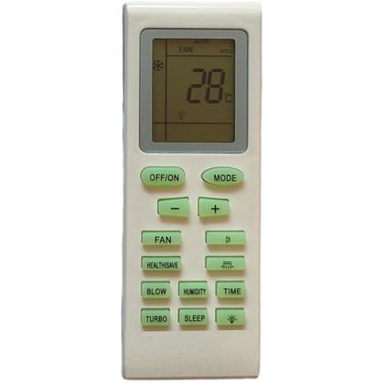 Upix AC Remote No. 18 (No Backlight), Compatible/Replacement for Croma AC Remote Control (Exactly Same Remote Will Only Work)