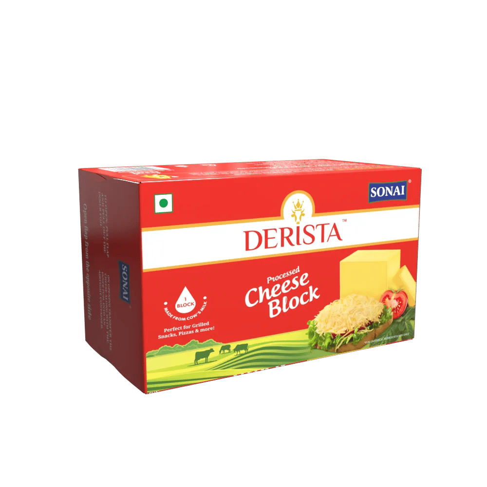 Sonai Processed Cheese Block (200g) | Smooth Melting | Sandwiches & Toppings