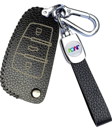 Soft Handmade Lychee Pattern Leather Key Cover Compatible with Audi A1 A3 A6 Q2 Q3 Q7 TT TTS R8 S3 S6 RS3 Folding Key