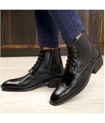 YUVRATO BAXI Black Casual Boot