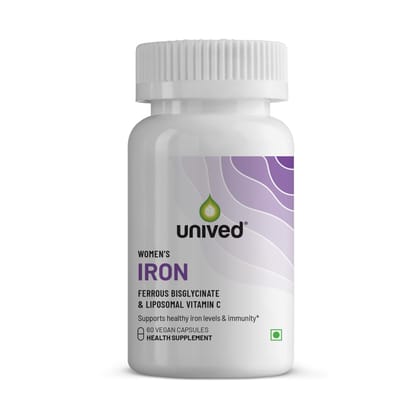 Unived Women Iron Capsules with Vitamin C - Blood and Energy
