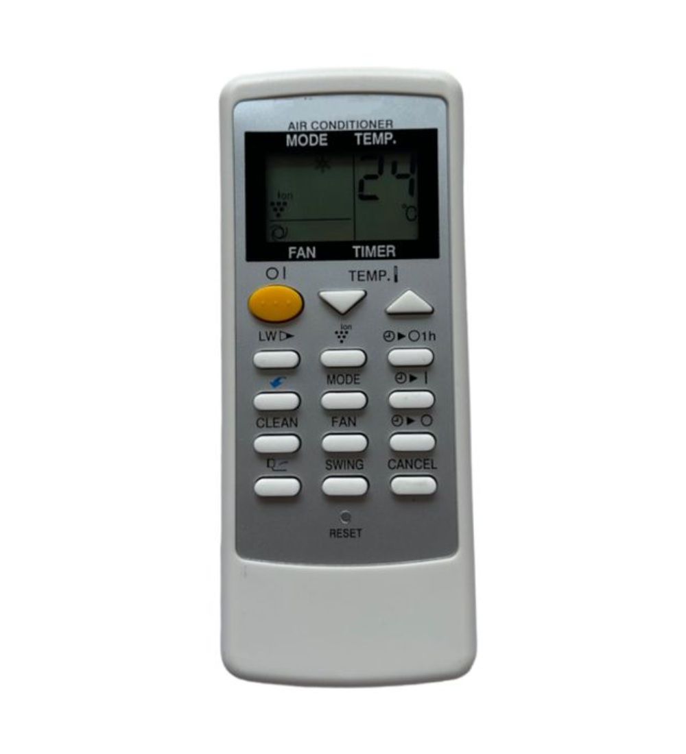 AC Remote No. 76B Compatible-Replacement for Sharp AC Remote Control (White)