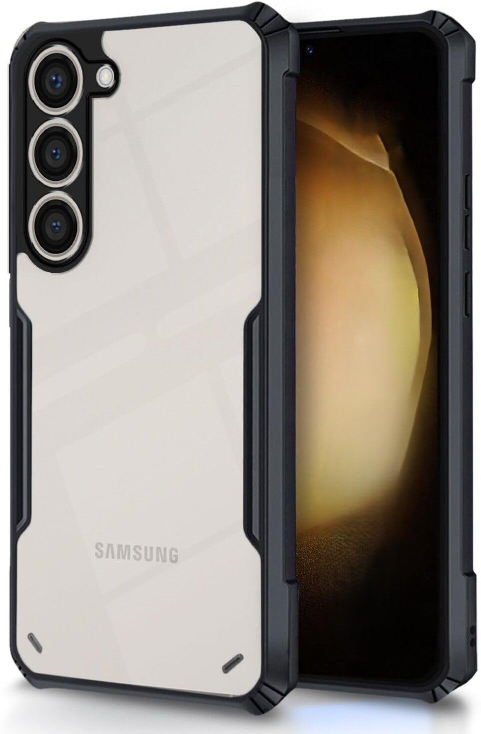 PLUGTECH Slim Shockproof Case | Matte Black Soft | Drop Protection | Precise Cutouts | Premium Mobile Cover for Oppo A5 5G