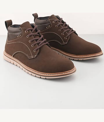 Fentacia MEN CASUAL SHOES Brown Men's Lifestyle Shoes