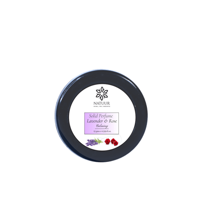 SERENE | Lavender | Rose | Geranium | Premium Solid Perfume | Calm | Soft | Tranquil