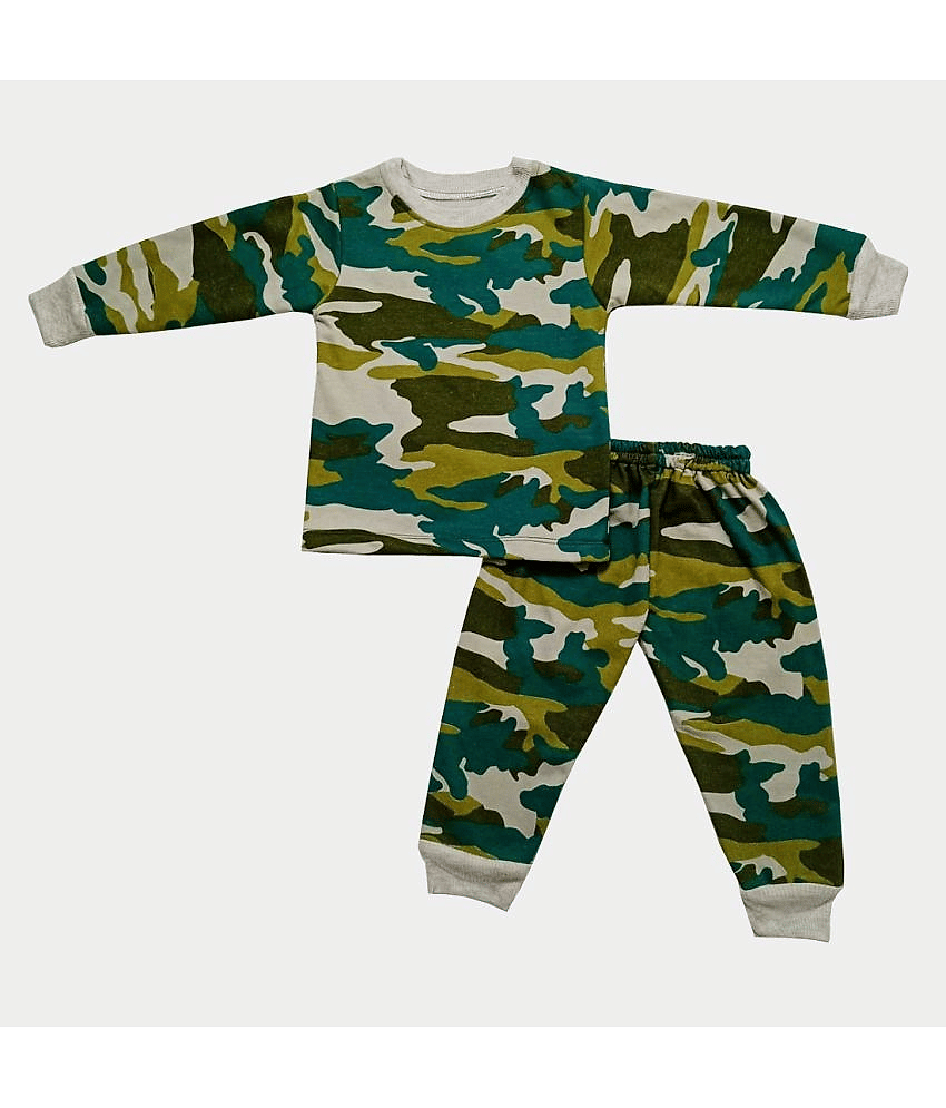 harshvardhanmart.com Pack of 1 Boys Fleece T-Shirt & Trackpants Set ( Multicolor )