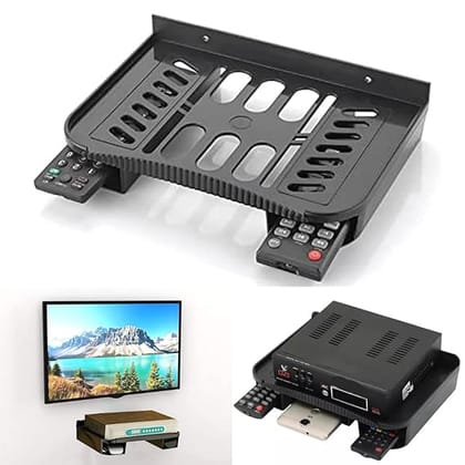 Dark Wolf Setup Box Stand for Set Top Box Router and Media Devices