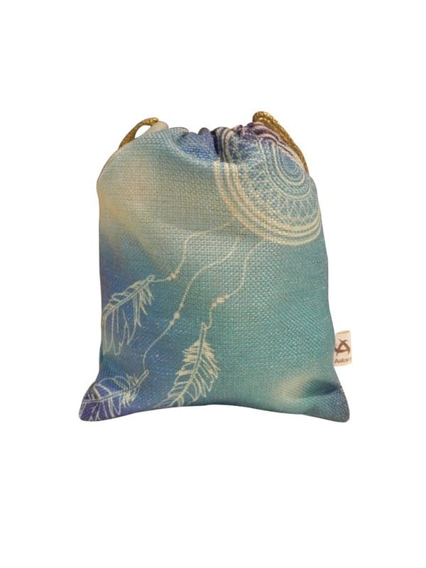 Multicolor Jute Printed Potli Bags, Shape: Round