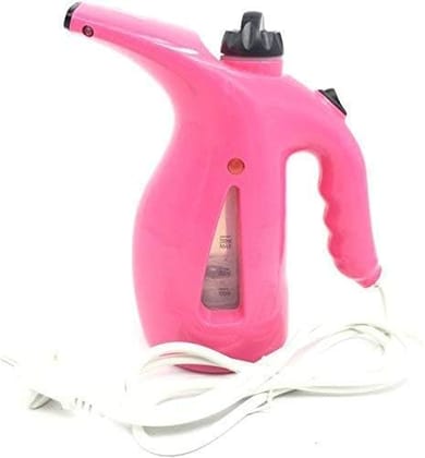 New MG MART Garment Steamer for Clothes, Steam Iron Press - Vertical & Horizontal Steaming 30 sec Fast Heating (Pink) Pink / Standard