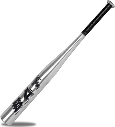 REZNOR Aluminum Alloy Thickened 32 inch Baseball Bat, Silver (Big)