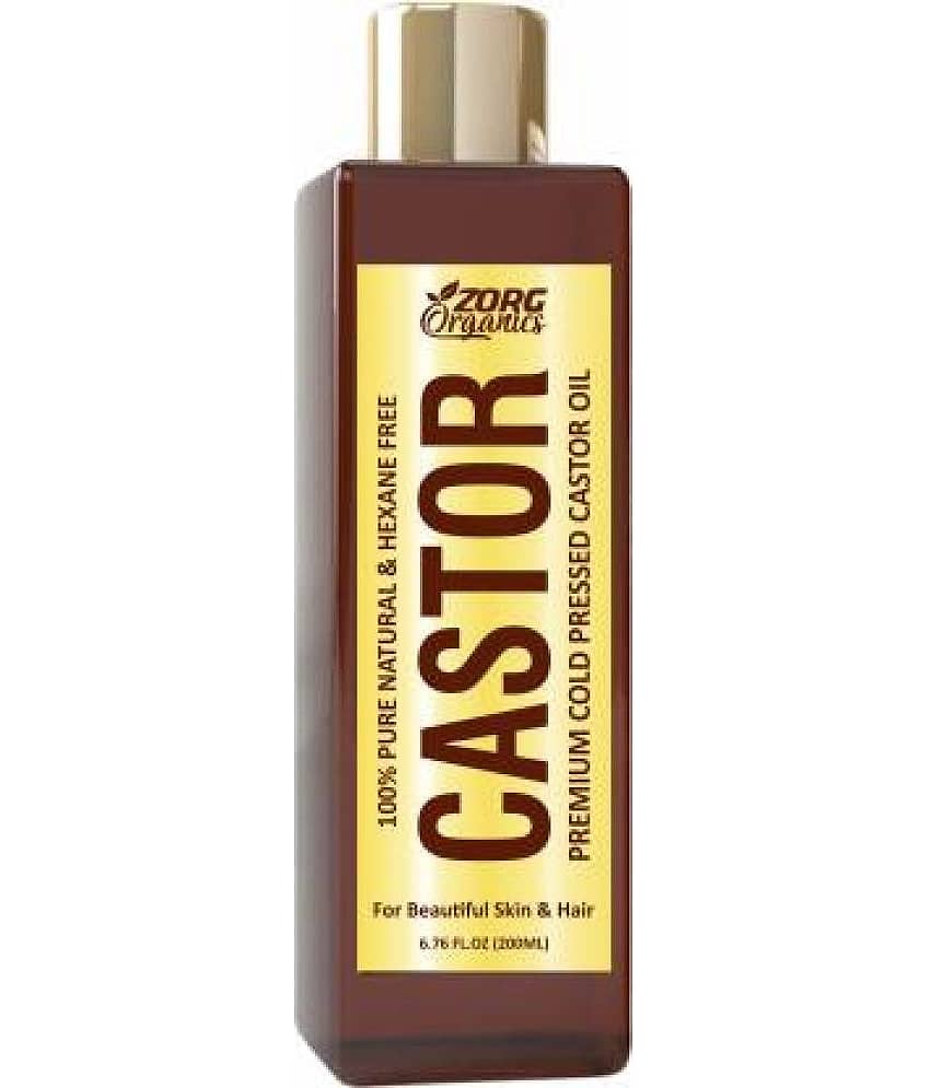Zorg Organics - Hair Growth Castor Oil 200 ml ( Pack of 1 )