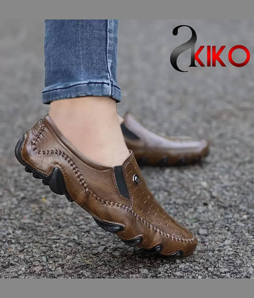 Akiko Black Men's Slip on Shoes