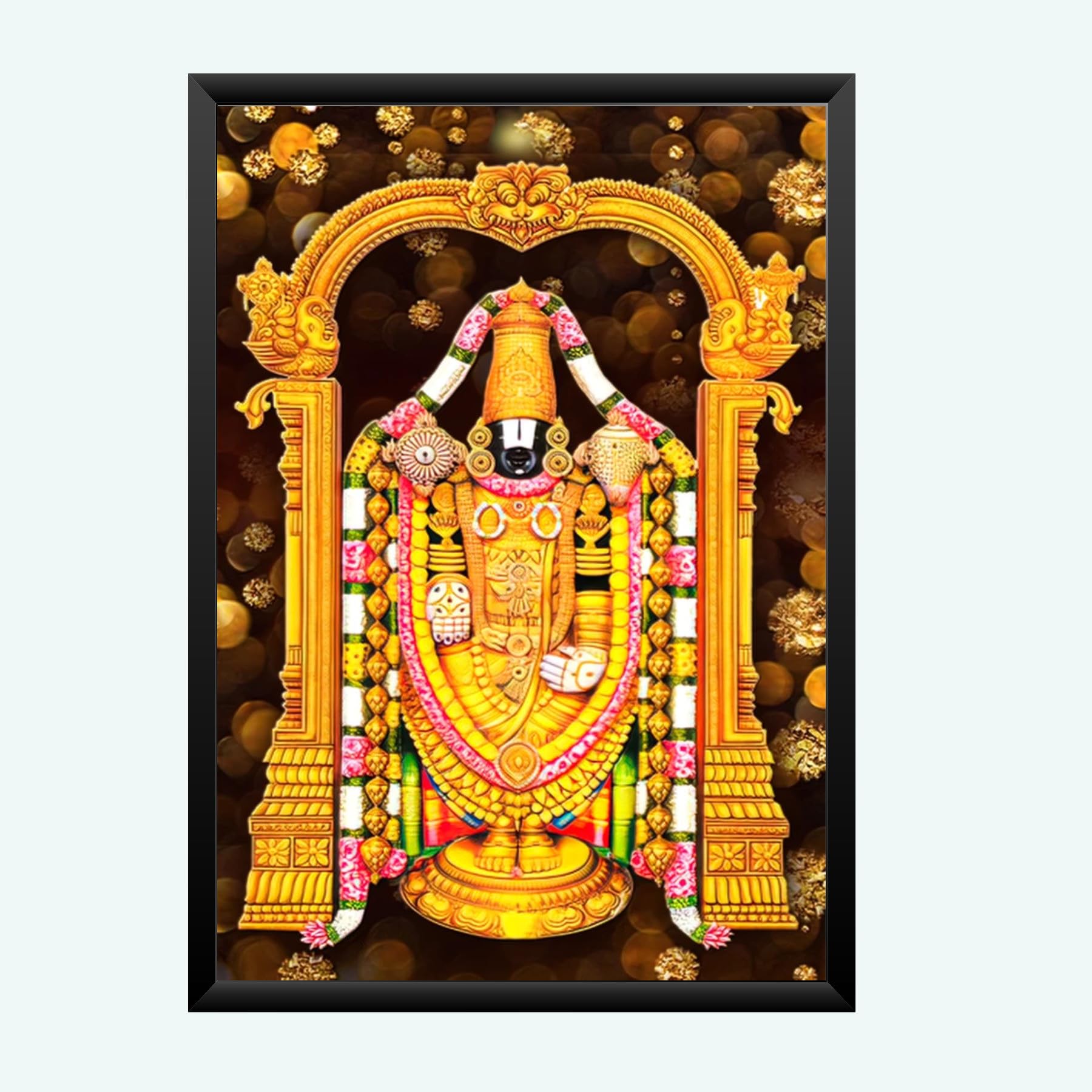 NOKKES tirupati blalaji Venkateswara tirupati blalaji Photo Frames Religious Photo frame 5X7 Inch Photo Frame_AQW49