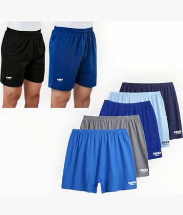 B.S sports wear Pack of 2 Cotton Blend Boxers For Men's ( Black )
