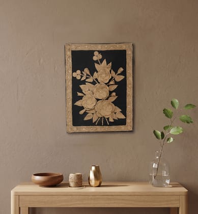 Handcrafted Jute Wall Painting