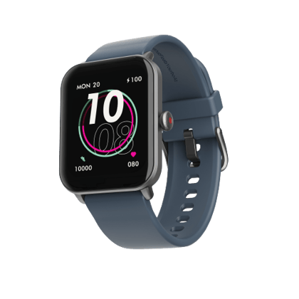 boAt Wave Fury | Bluetooth Calling Smartwatch with 1.83" (4.64cm) HD display, 30 days Battery, Heart Rate & SpO2 monitoring Cyan Blue