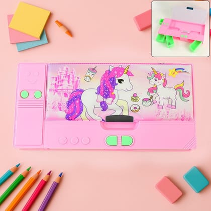 Multi Purpose Gadget Jumbo Pencil Box Compass  Jumbo 2 Side Slot Geometry Box Compass Use School , Traveling & Studio