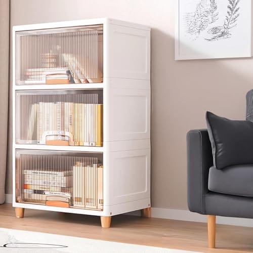 DECOLOGY Plastic Bookshelf for Home