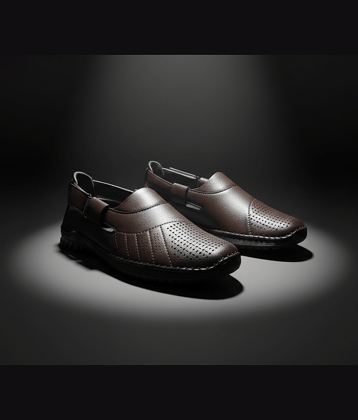 Akiko - Brown Men's Sandals