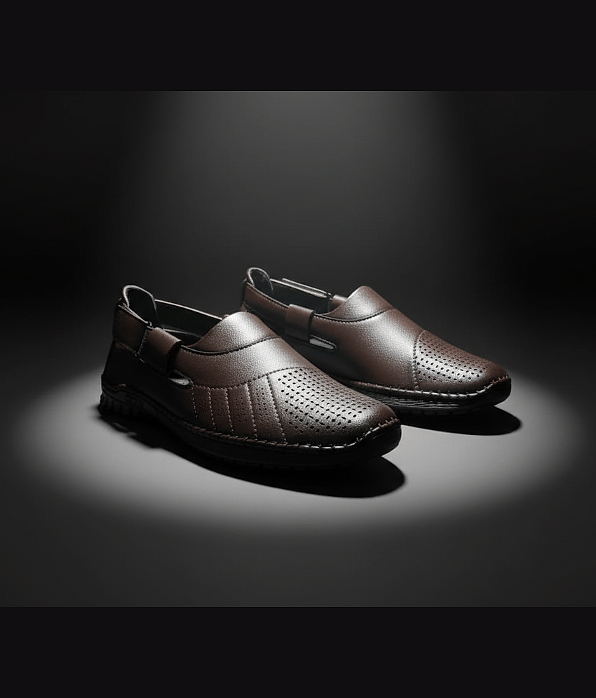Akiko - Brown Men's Sandals