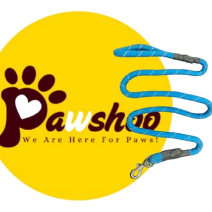 Pawshoo Premium 18mm Reflective Dog Leash  Heavy-Duty Rope Lead for Large Strong Breeds - 1 unit