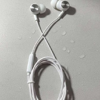 Premium C Type In Ear Headphones 12mm Deep Bass Clear Sound White Colour Premium C Type In Ear Headphones 12mm Deep Bass Clear Sound White Colour