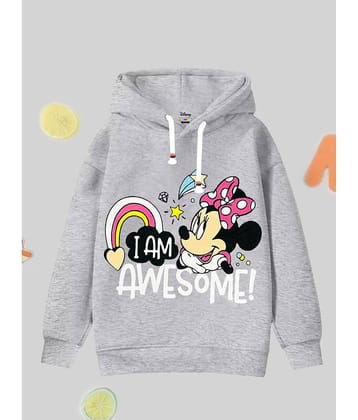 Kuchipoo Girls Fleece Sweatshirt ( Gray )