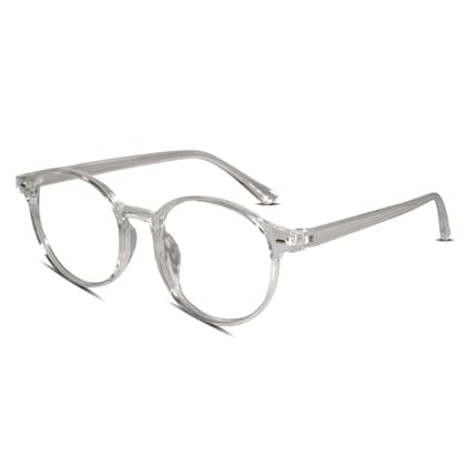 Transparent Round Eyeglasses For Men & Women LKE1012-TRANS
