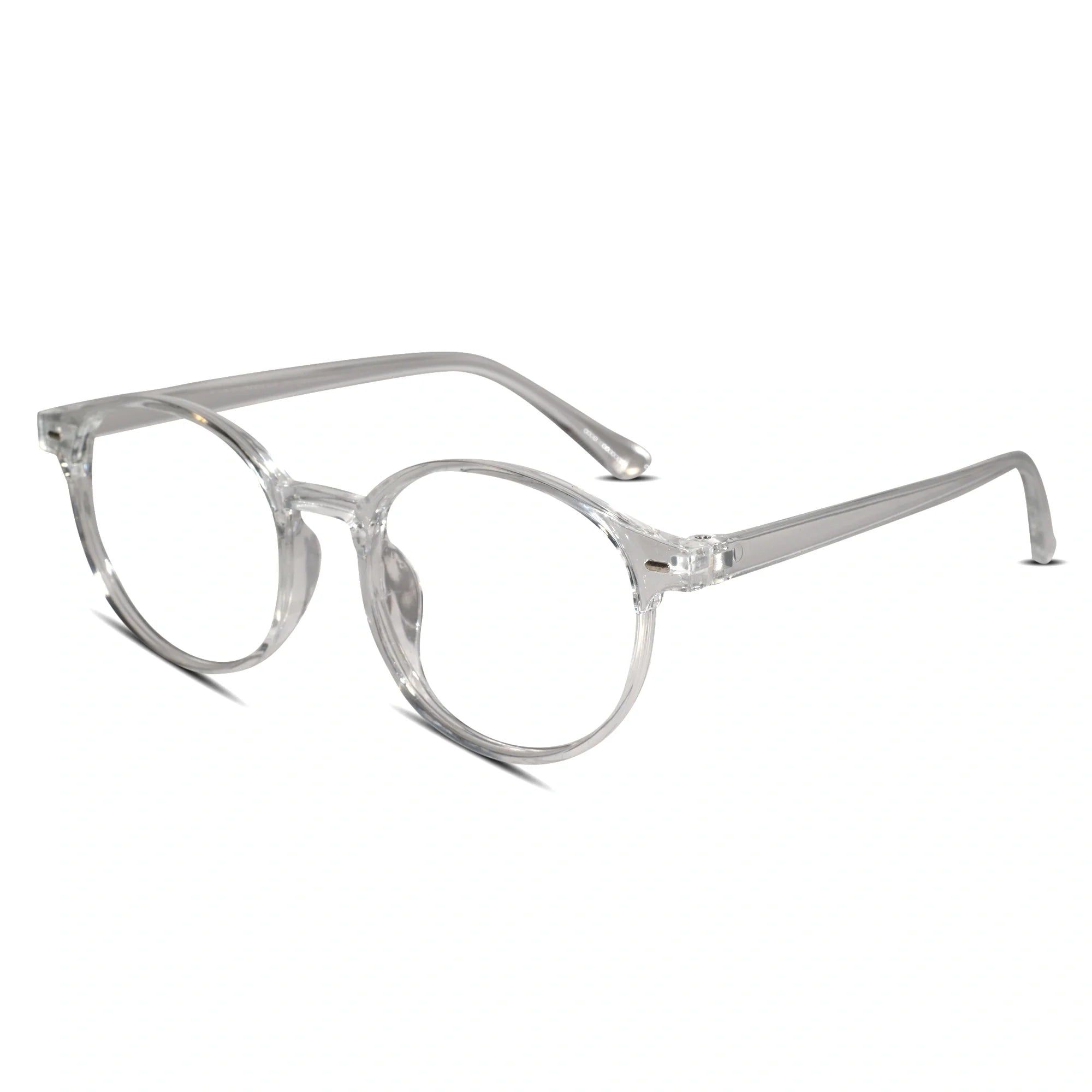 Transparent Round Eyeglasses For Men & Women LKE1012-TRANS